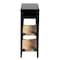 Baxton Studio Freya Modern Bohemian Black Finished Bayur Wood 1-Drawer Console Table 227-12897-ZORO - alternate 10